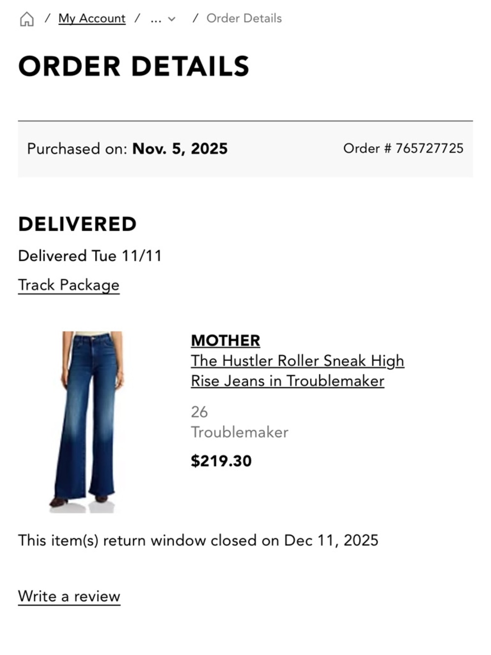 MOTHER Hustler Roller Sneak High-Rise Wide-Leg Flare Jeans in Troublemaker - Picture 9 of 9